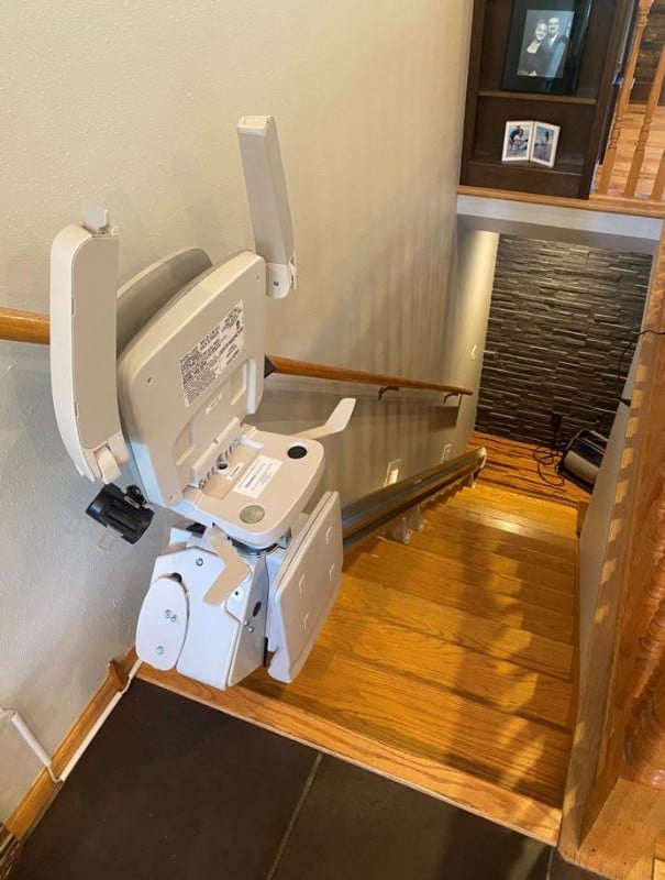 stairlift in St Cloud Minnesota installed by Lifeway Mobility