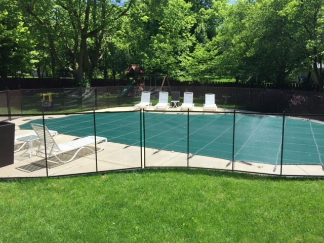 Pool Fence Green Cover