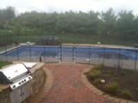 Brick Path Pool Fence3