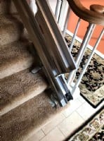 Bruno power folding rail for stairlift