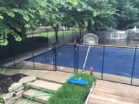 Pool Fence Clear Cover