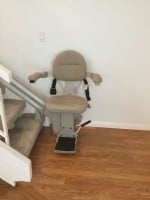 Bruno Elite stair lift installed by Lifeway Mobility in Long Beach CA