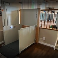 wheelchair platform lift installed in Loveland CO home by Lifeway Mobility