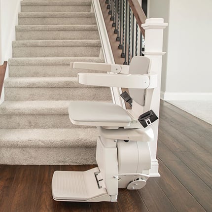 Stair lift in Chicago area installed by Lifeway Mobility