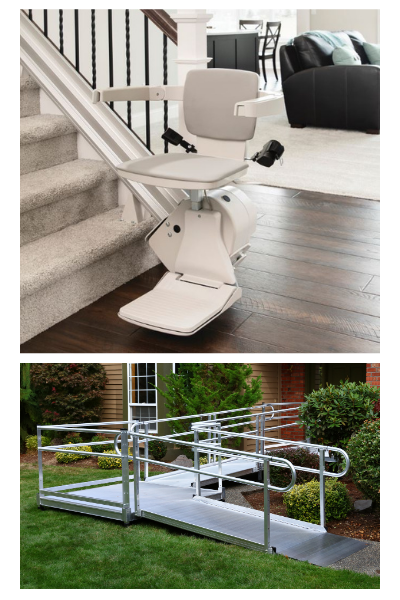 stair lifts and wheelchair ramps available in St. Cloud, Minnesota
