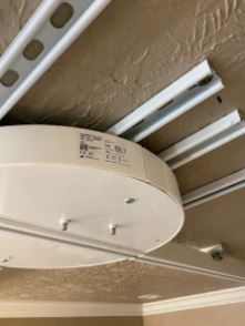 ceiling lift motor can change directions at pivot points