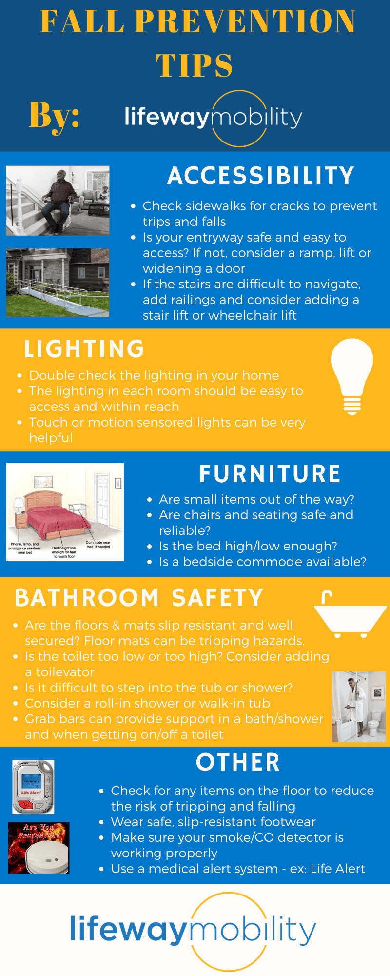 Lifeway Mobility Fall Prevention Infographic