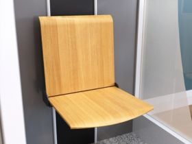 fold-down seat option for Bruno Connect Home Elevator