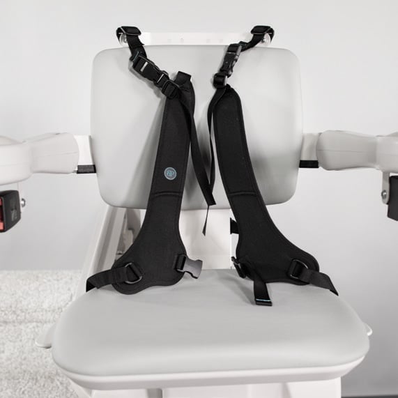 Harness on the Bruno Elite stair lift.
