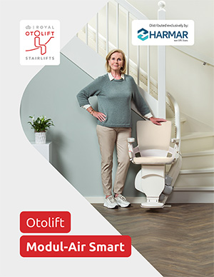 Lifeway-Harmar Otolift curved Stair Lift Brochure preview image