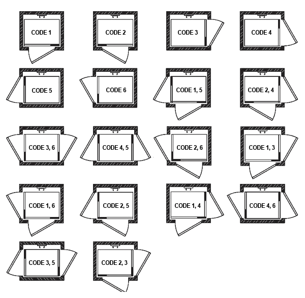 Inclinator cab entry/exit configurations