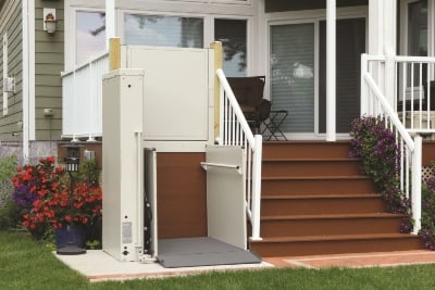 wheelchair platform lift installed by Lifeway Mobility CT