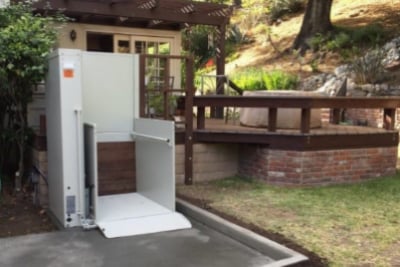 wheelchair platform lift installed in CA by Lifeway Mobility