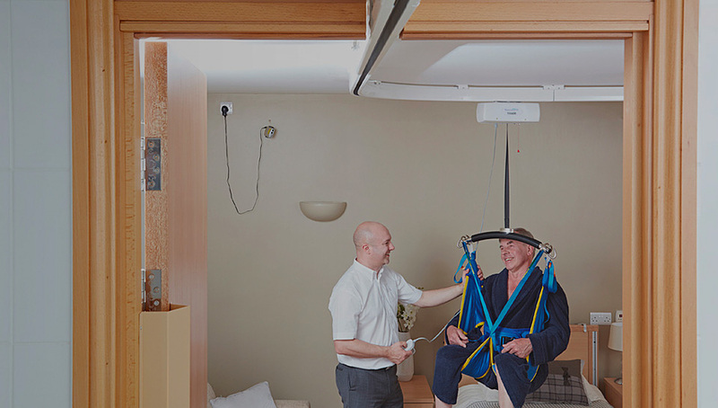 Mackworth fixed ceiling lift by Lifeway Mobility