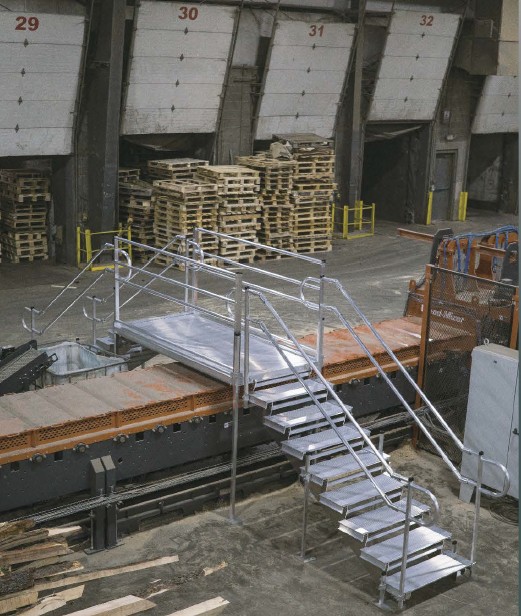 Industrial step and walkway system