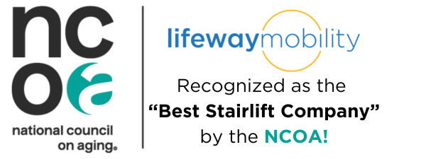 Lifeway Mobility is recognized as the Best Stair Lift Company by the National Council on Aging