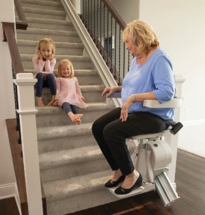 straight stair lifts in North Carolina