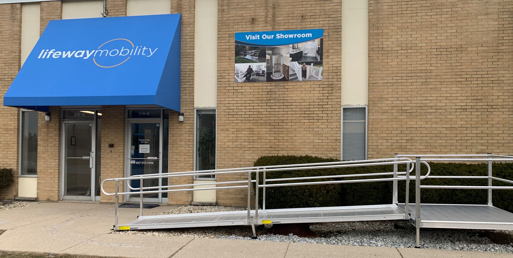 Lifeway Mobility Chicago Showroom Entrance