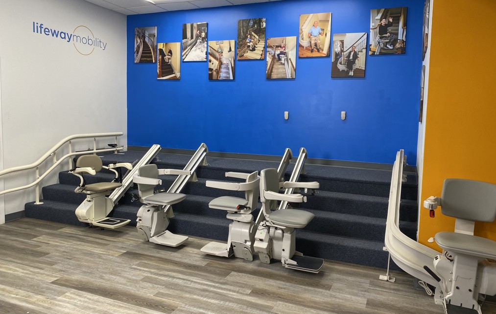 Lifeway Mobility Chicago stairlift showroom in Arlington Heights, IL