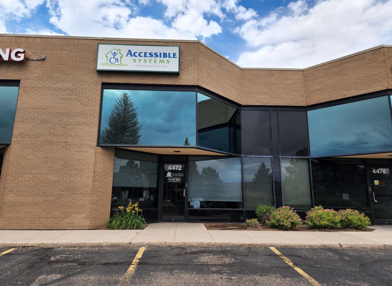 Outside of Lifeway CO Springs stairlift showroom