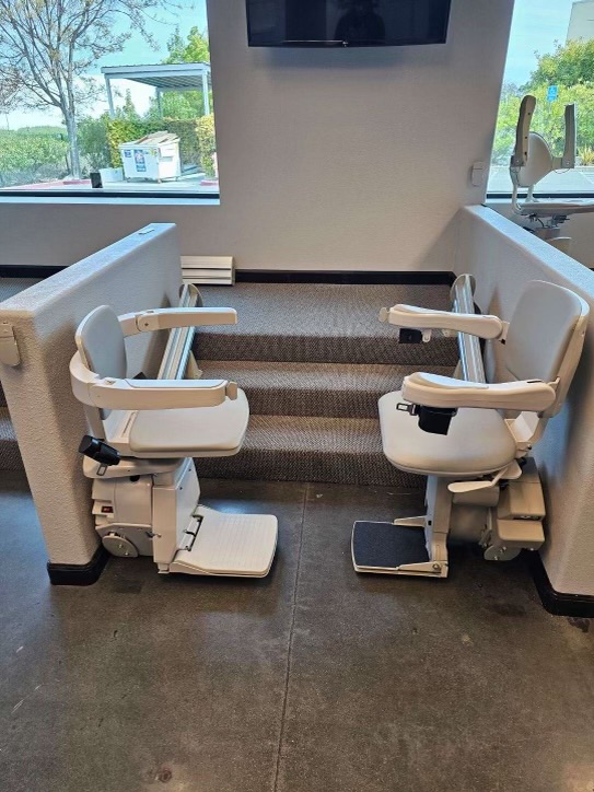 Bruno stairlifts in Lifeway San Francisco Showroom