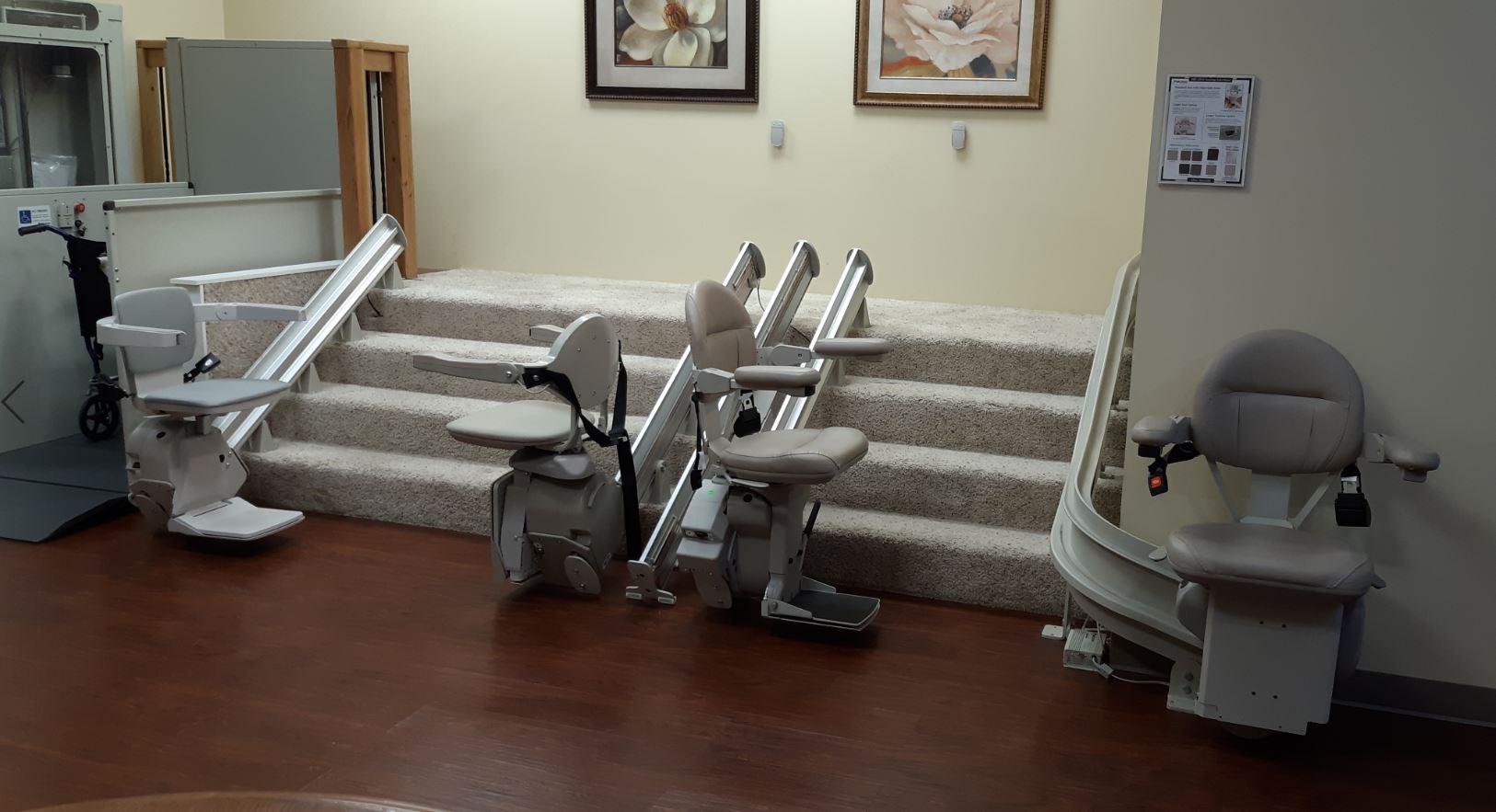 Lifeway Mobility stairlift showroom in Chicago area