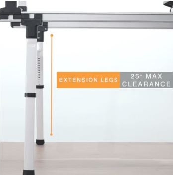 ShowerGlyde height extension legs option