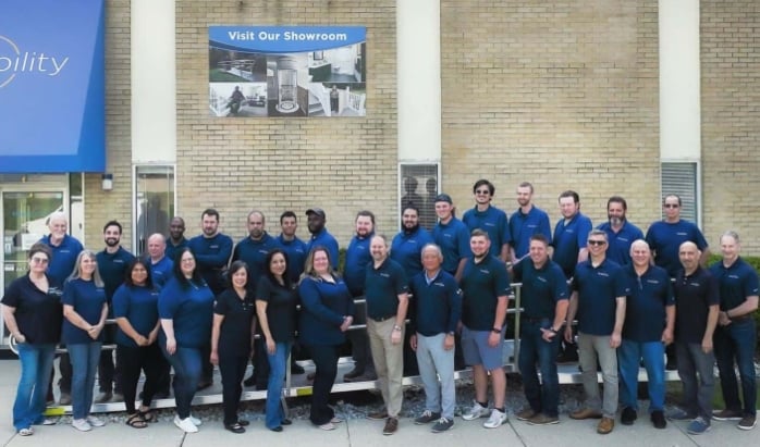 Lifeway Mobility Chicago Team in front of their office/showroom