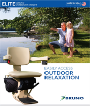 Lifeway-Bruno Elite Outdoor Curved Stair Lift Brochure preview image