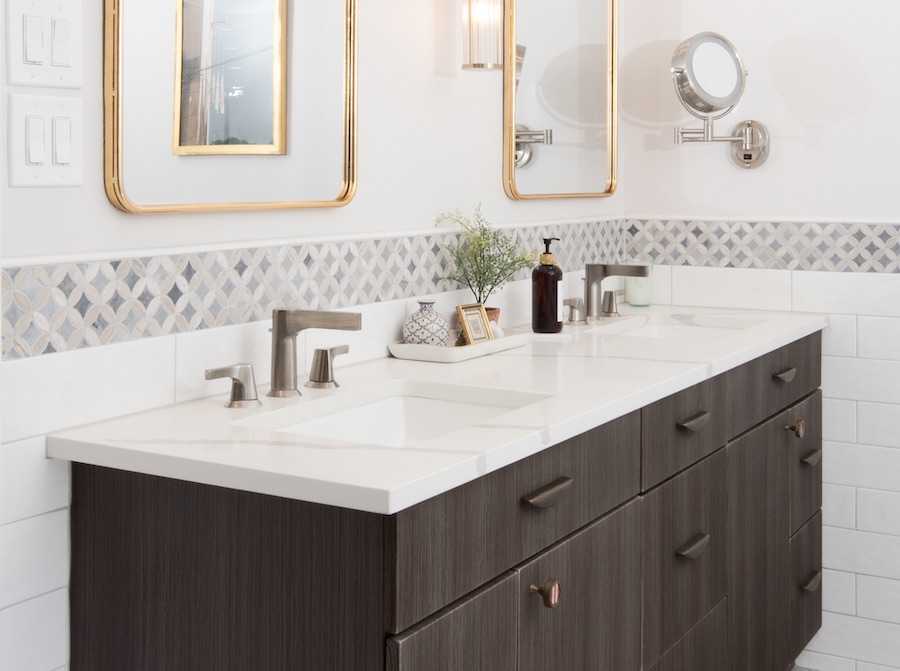 Bathroom vanity remodel Lifeway Mobility Denver