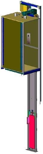 Geared Counterweight Elevator Lifting System