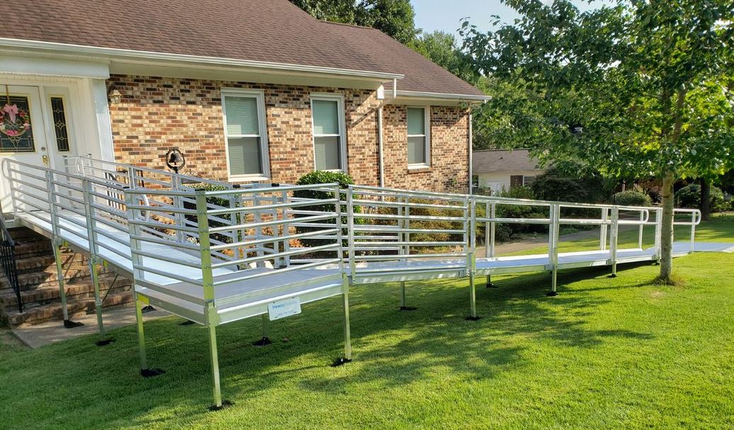 ramp installed in North Carolina by Lifeway Mobility