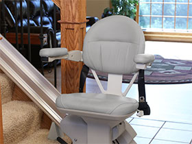 Bruno Elite stairlift larger seat pad upgrade option