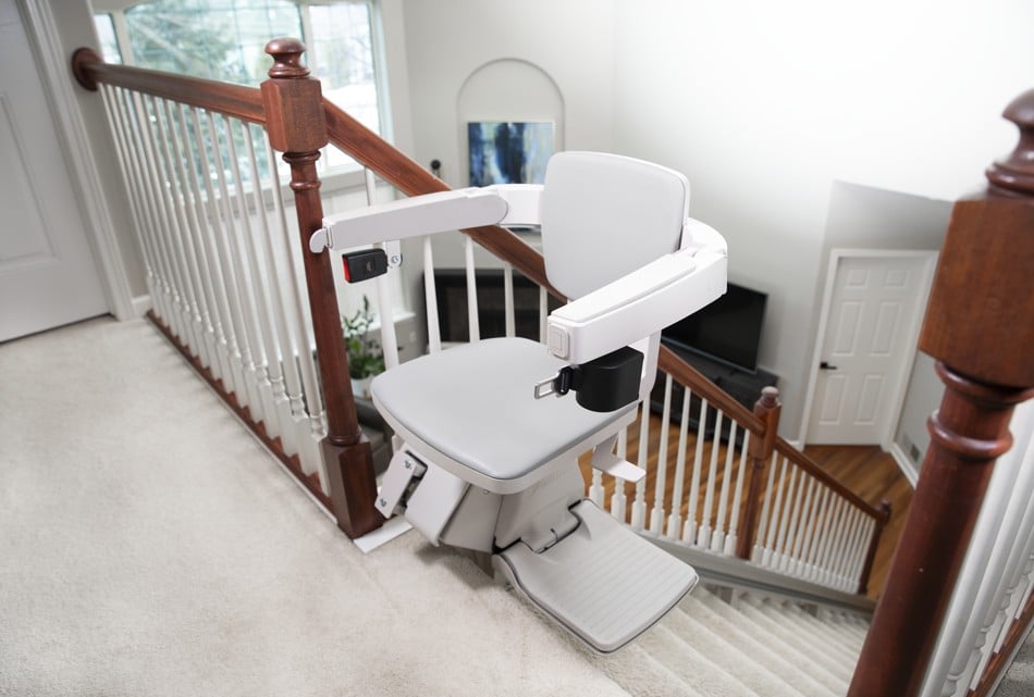 Power swivel seat option for Bruno Elan stair lift