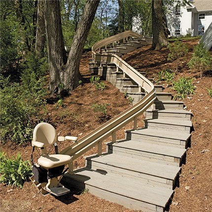 Bruno Elite outdoor stair lift available in Baltimore, MD