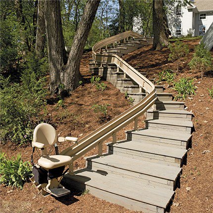 Bruno Elite outdoor stair lift available in Baltimore, MD