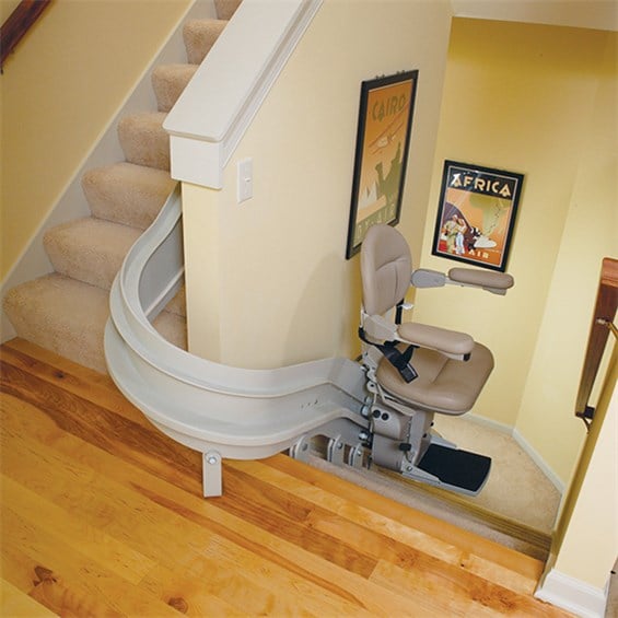 Bruno Elite Curved Stairlift