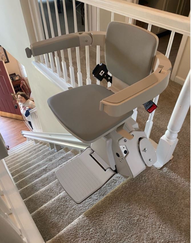 stairlift installed by Lifeway Mobility