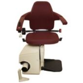 Handicare Freecurve stairlift powered swivel seat upgrade option