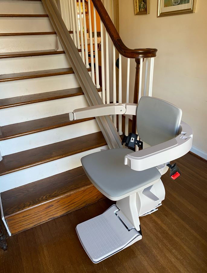 straight stairlift installed by Lifeway Mobility