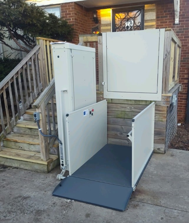 wheelchair lift installed by Lifeway Mobility