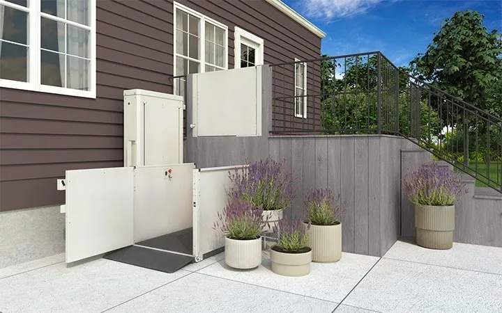 Bruno outdoor wheelchair platform lift