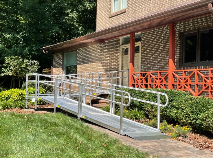 professionally installed wheelchair ramp by Lifeway Mobility