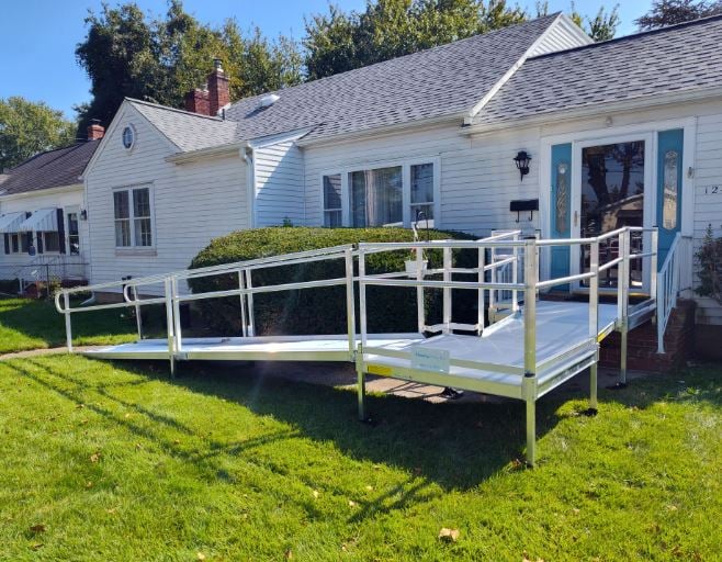 wheelchair ramp installed by Lifeway Mobility