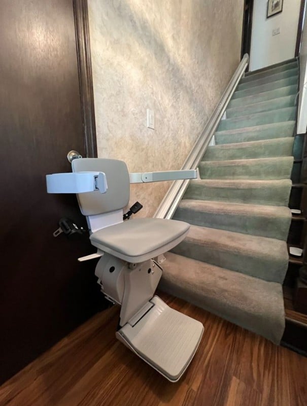 Bruno Elan stairlift installed by Lifeway Mobility in Columbus Ohio