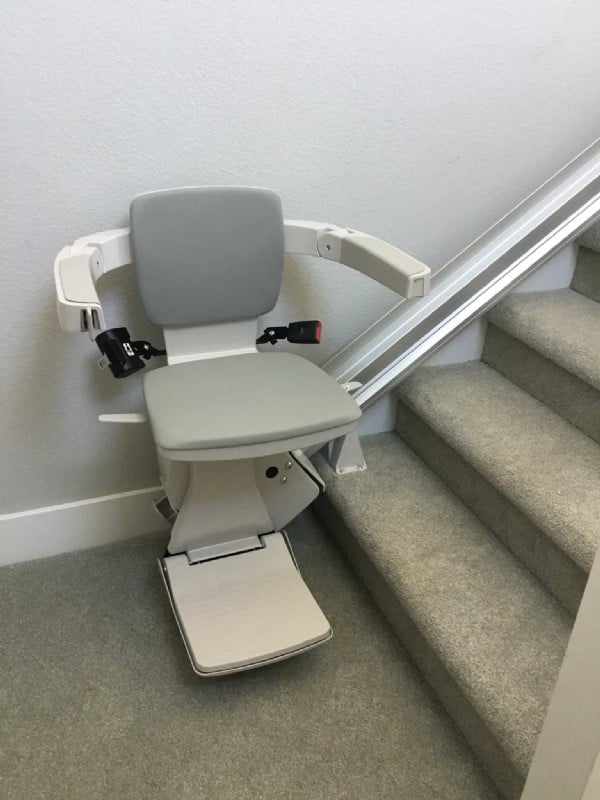 Bruno Elan stairlift installed in San Jose by Lifeway Mobility