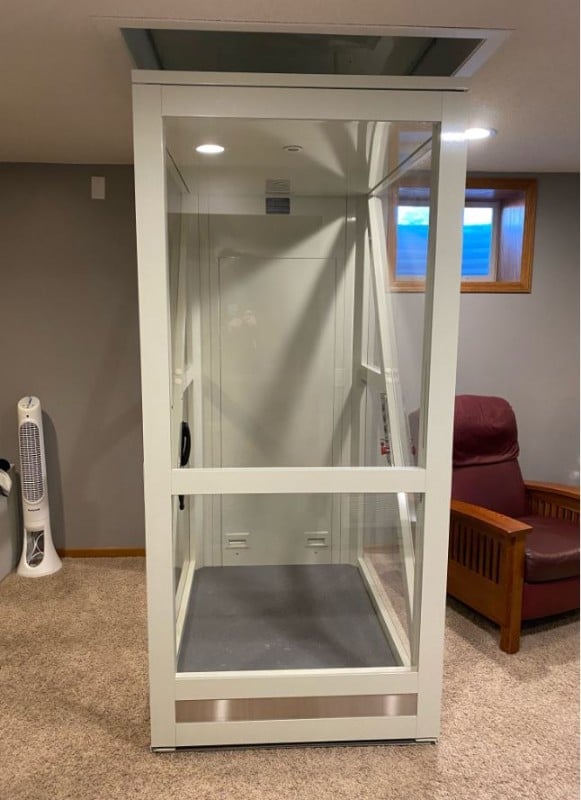 Savaria-Telecab-elevator-installed-in-Coon-Rapids-Minnesota-by-Lifeway-Mobility.JPG