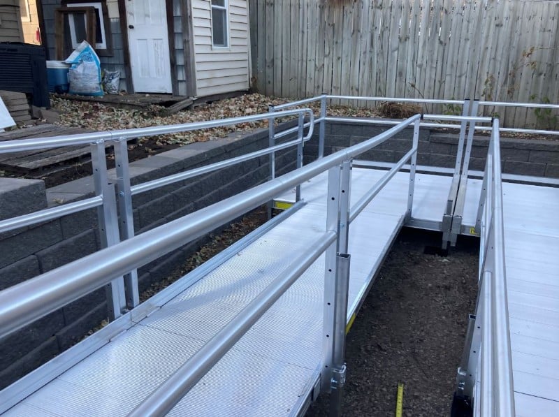 aluminum-wheelchair-ramp-installed-for-access-to-garage-and-home-entrance-in-Robbinsdale-Minnesota.JPG