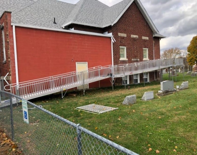 commercial-aluminum-wheelchair-ramp-for-cemetry-in-Indiana.JPG