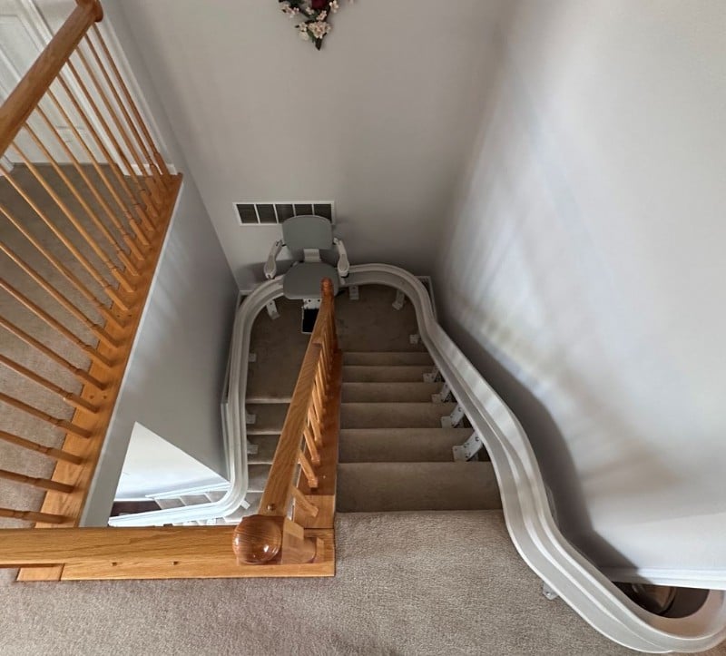 constant-radius-stairlift-installation-Abington-MD-Lifeway-Mobility-Baltimore.JPG